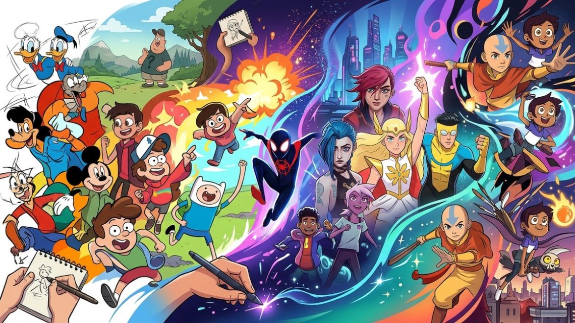Exploring the Evolution of Animation Styles in Modern Cartoons